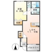 I’sベルポートⅡの間取り画像