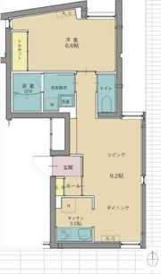 レヴァンテ都立大学の間取り画像