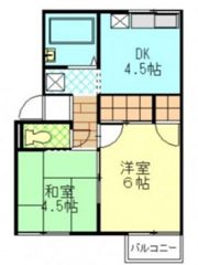 プレジール藤崎の間取り画像