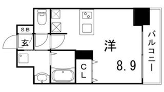 ファーストフィオーレ三宮イーストⅡの間取り画像