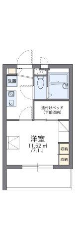 レオパレス綿新の間取り画像
