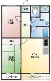 クレスト・フォルム上冨居の間取り画像