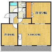 早出グリーンコーポの間取り画像