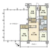 エクセレントシティ青葉台ザ・スカイの間取り画像