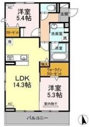 アンソレイエ トモの間取り画像