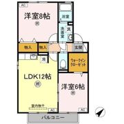 クウラージュDの間取り画像