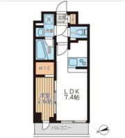 アジールコート西馬込Ⅱの間取り画像