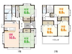 亀山4丁目S邸の間取り画像