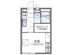 レオパレスwind fieldの間取り画像