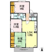 エスポワール34 B棟の間取り画像