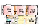 ベルコートⅠの間取り画像