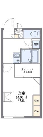 レオパレス向山Ⅰの間取り画像