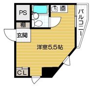JPアパートメント東淀川Ⅳの間取り画像