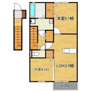 グランドヒルズAの間取り画像