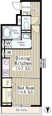 ヒルズ・アビーロード・王子神谷の間取り画像