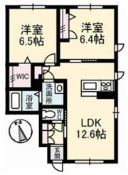 エスポワール鷹子の間取り画像