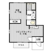 La feuille vertの間取り画像
