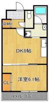 オークランドアサート木屋瀬の間取り画像
