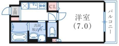 クレリア神戸の間取り画像