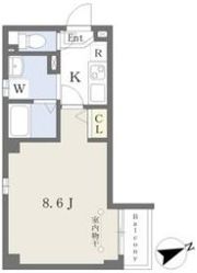 クレサス千種Ⅱ．mの間取り画像