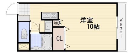 プチメゾン西新シトラスの間取り画像