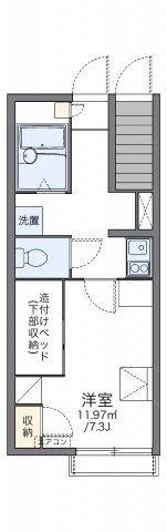 レオパレスLumiere元町Ⅱの間取り画像