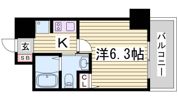 エステムプラザ神戸三宮ルクシアの間取り画像
