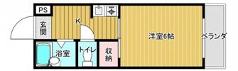 コーポサンライズの間取り画像