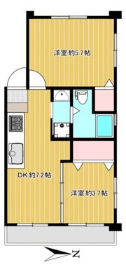 池袋ローヤルコーポの間取り画像