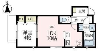 プレスティージュの間取り画像
