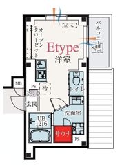 b’CASA東伏見の間取り画像