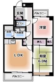 グレイシィーK・Yの間取り画像