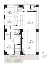 THE GRANDUO YOGAの間取り画像