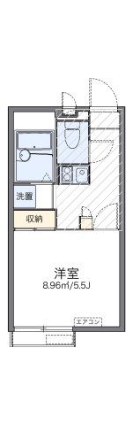 レオパレスカーサ エルマナーダの間取り画像