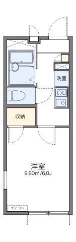 レオパレスSKY花月園の間取り画像
