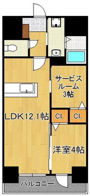 プレジデンス ざ京の間取り画像