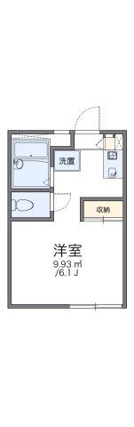 レオパレスアーク富岡Ⅰの間取り画像
