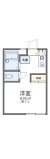 レオパレスアーク富岡Ⅰの間取り画像