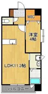 ギャラン陣原の間取り画像