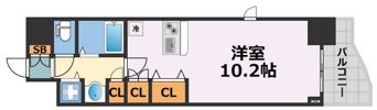プレサンス本町プライムの間取り画像