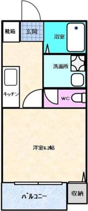ヴィルシーナ太宰府の間取り画像