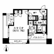 レジディア市ヶ谷の間取り画像