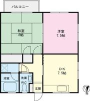 ハイツハピーの間取り画像