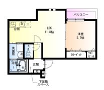 フジパレス南吹田駅西の間取り画像