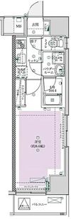 フェルクルールプレスト町屋駅前の間取り画像