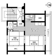 ビレッジハウス飯塚3号棟の間取り画像