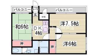 グランディア・ミ・アモーレ鈴蘭台の間取り画像