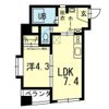 ライズ古城堀端の間取り画像