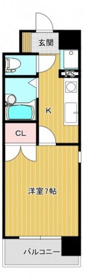 Studio Aの間取り画像