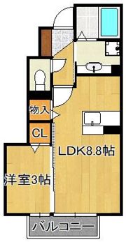 フォルトナカーサの間取り画像